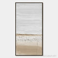 HOLMAN ART Coastal Calm – Textured Minimalist Wabi Sabi Landscape - image 1