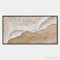 HOLMAN ART Eternal Tide – Textured Wabi Sabi Beach & Sea Painting - image 1