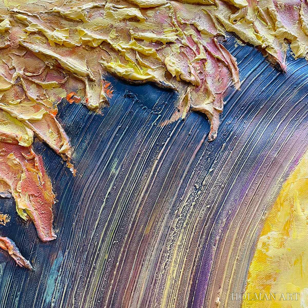 HOLMAN ART Ready to Ship | Golden Wave Dreams – A Work of Textured Sea Billows - image 4