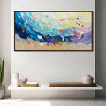 HOLMAN ART Ready to Ship | Coral Dream – Textured Abstract Seascape Oil Painting - image 1