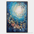HOLMAN ART Ocean’S Grace – Textured Impasto Seascape Painting - image 1