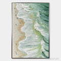 HOLMAN ART Seashore Serenade – Textured Impasto Beach Oil Painting - image 1