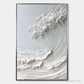 HOLMAN ART Frozen Momentum – Textured Impasto Seascape Oil Painting - image 1