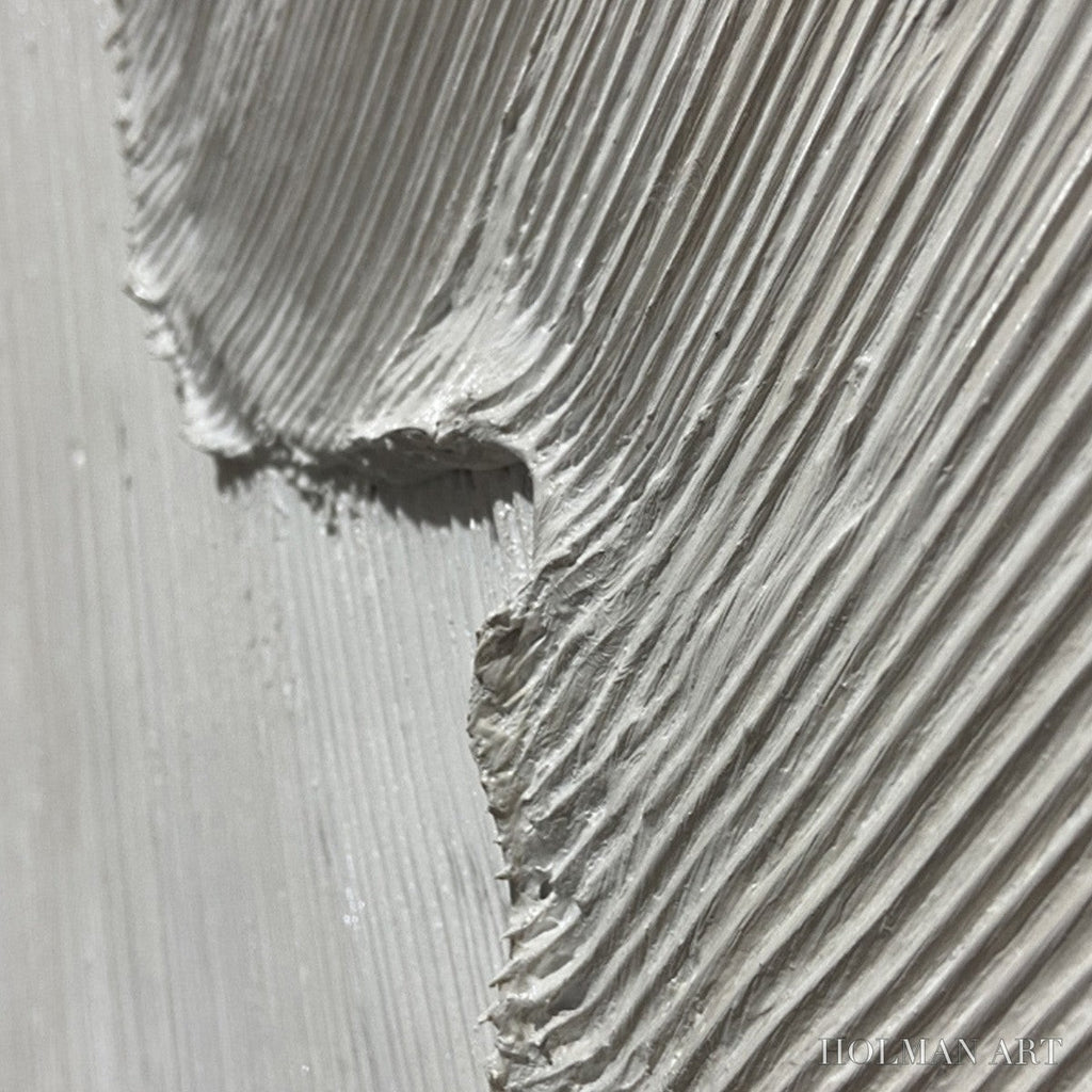 HOLMAN ART Etched in Stone – Textured Minimalist Abstract Diptych - image 3