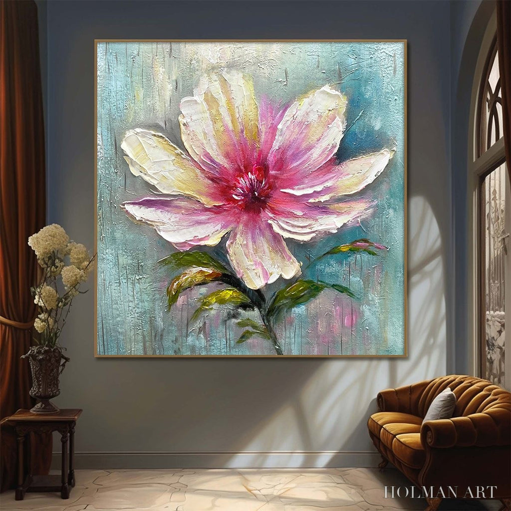 HOLMAN ART Ocean'S Abundance – Colorful Fish School Oil Painting on Canvas - image 2