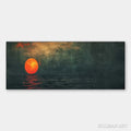HOLMAN ART Blood Moon Panoramic – Sunset Painting, Panoramic - image 1
