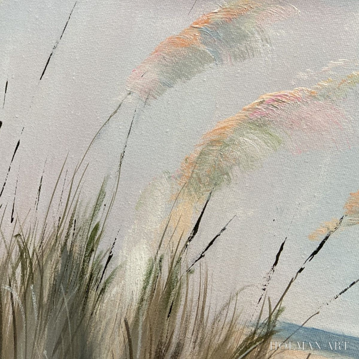 HOLMAN ART Beach Grass Panoramic – Beach Painting, Panoramic - image 6