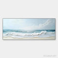 HOLMAN ART Ocean Waves Panoramic – Panoramic Ocean Painting, Beach - image 1
