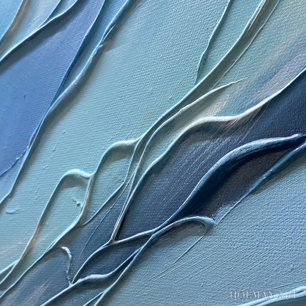 HOLMAN ART Cresting Wave – Textured Seascape Painting - image 6