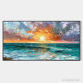 HOLMAN ART Ocean Sunset – Impasto Seascape Painting - image 1