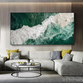 HOLMAN ART Emerald Flow – Abstract Ocean Painting, Horizontal - image 2
