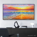 HOLMAN ART Tropical Sunset Beach – Vibrant Coastal Painting - image 2