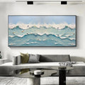 HOLMAN ART Ocean'S Heartbeat – Panoramic Ocean Wave Painting with Surfers - image 2