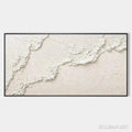 HOLMAN ART White Crest – Textured White Abstract Seascape Impasto Painting - image 1