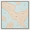 HOLMAN ART Serendipity – Textured Minimalist Painting with Playful Impasto Details - image 1