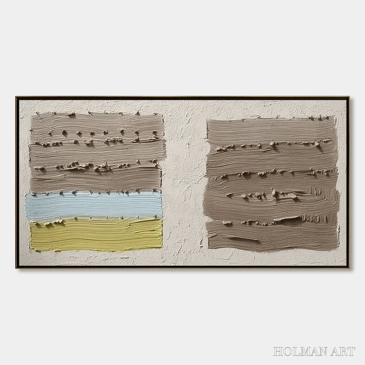HOLMAN ART Terra Firma – Textured Wabi Sabi Abstract Painting - image 1