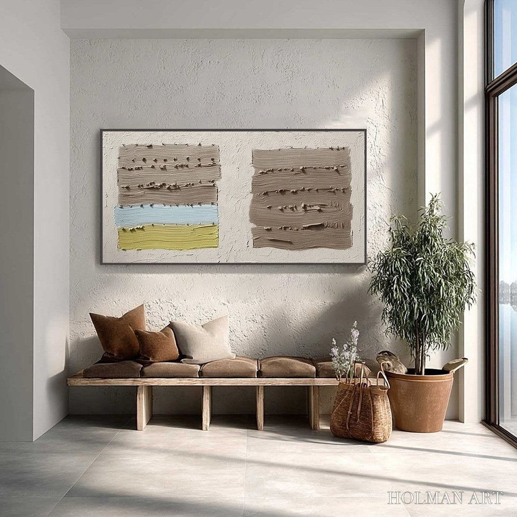 HOLMAN ART Terra Firma – Textured Wabi Sabi Abstract Painting - image 2