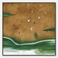 HOLMAN ART Sojourn – Minimalist Wabi-Sabi Landscape with Birds - image 1