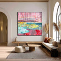 HOLMAN ART Woven Horizon – Vibrant Textured Abstract Landscape Painting - image 2