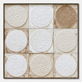 HOLMAN ART Earthen Rhythm – Textured Wabi Sabi Abstract Painting for Minimalist Decor - image 1