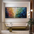 HOLMAN ART Chromatic Reflections – Heavy Texture Abstract Palette Knife Oil Painting - image 2