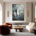 HOLMAN ART Celestial Journey – Textured Impasto Painting of a Rider - image 2