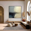 HOLMAN ART Stonehaven – Large Square Wabi Sabi Textured Abstract Painting - image 2