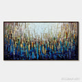 HOLMAN ART Metropolitan Gleam – Large Abstract Cityscape Palette Knife Painting - image 1