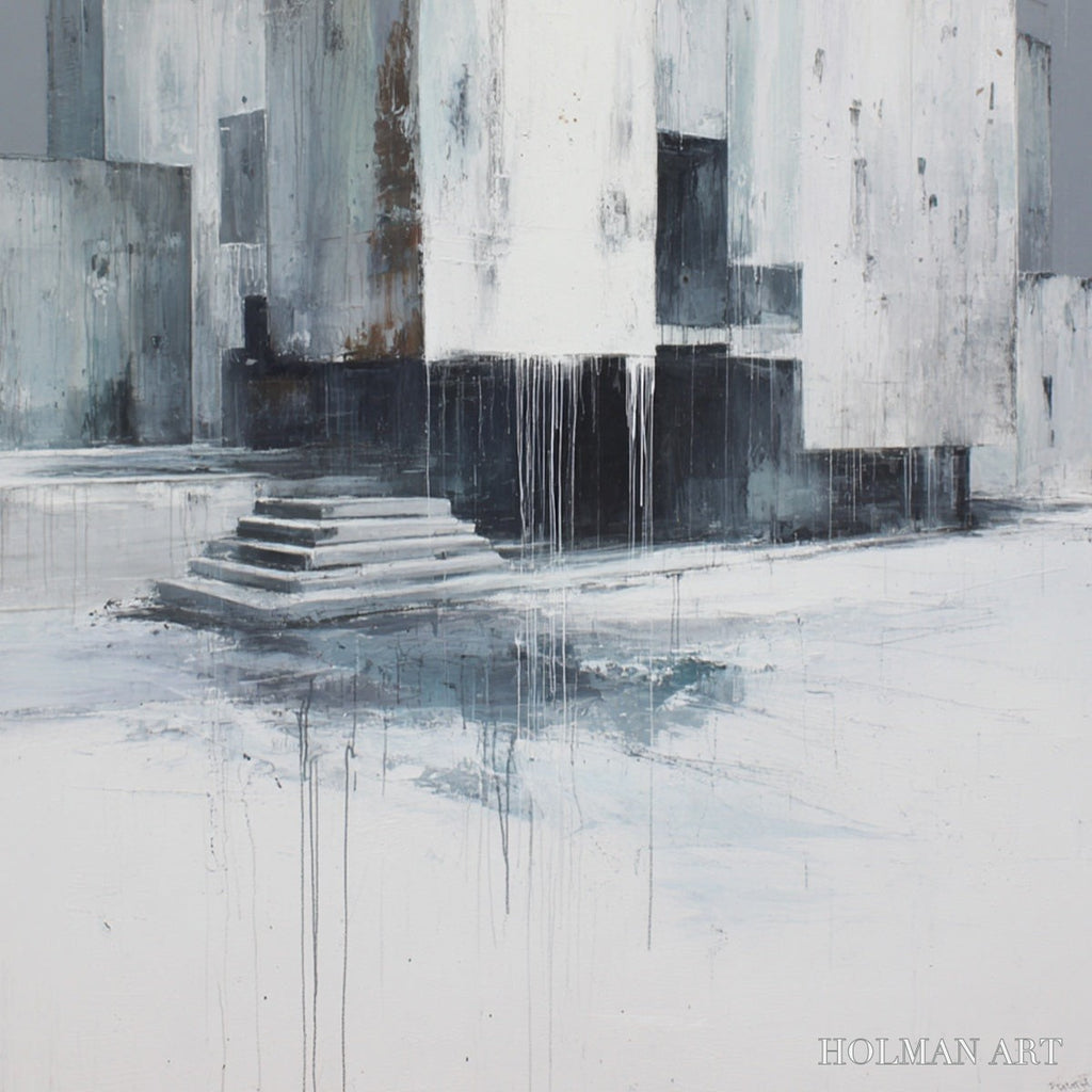 HOLMAN ART Monolithic Echo – Minimalist Abstract Architectural Painting - image 5