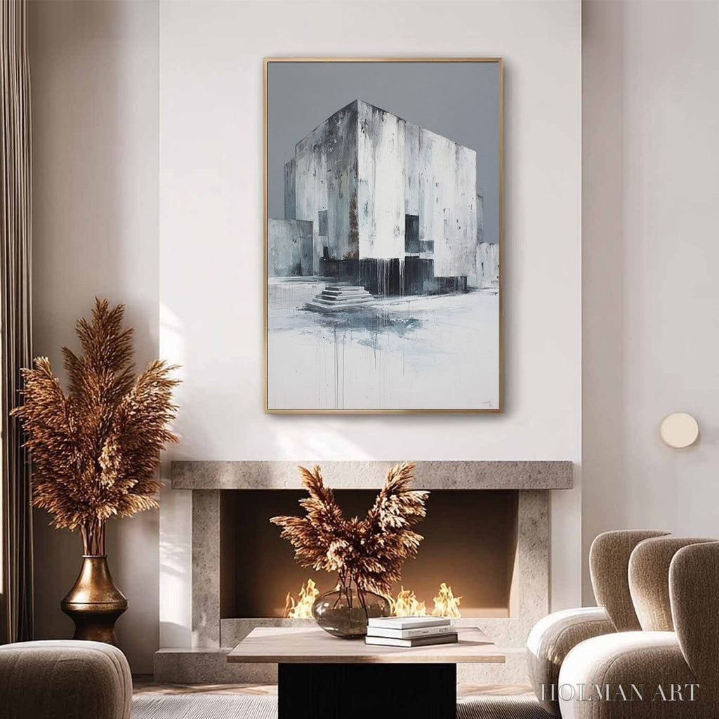 HOLMAN ART Monolithic Echo – Minimalist Abstract Architectural Painting - image 6