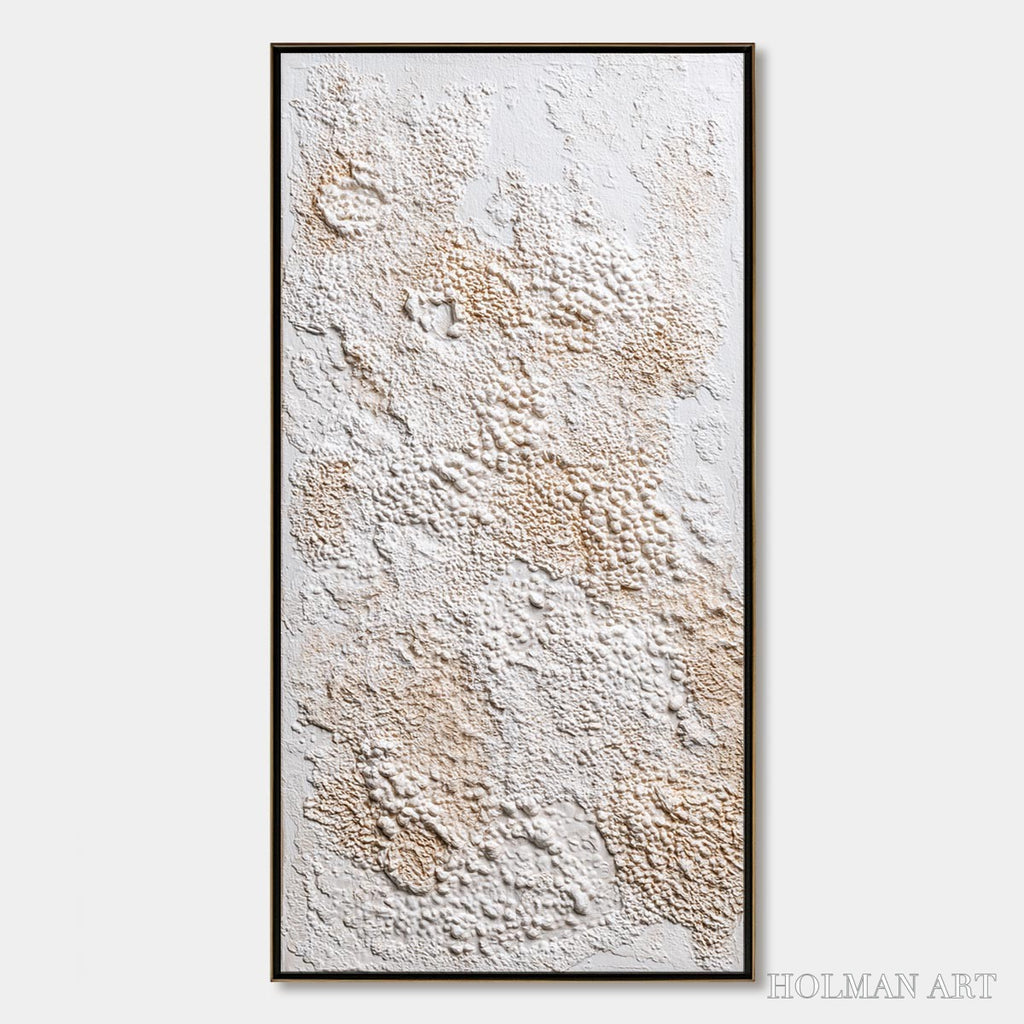 HOLMAN ART Terra Veil – Wabi Sabi Textured Minimalist Abstract Painting - image 1