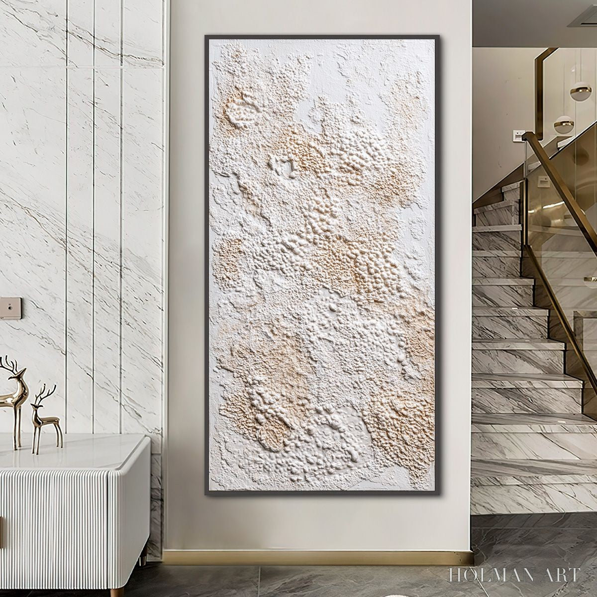 HOLMAN ART Terra Veil – Wabi Sabi Textured Minimalist Abstract Painting - image 2