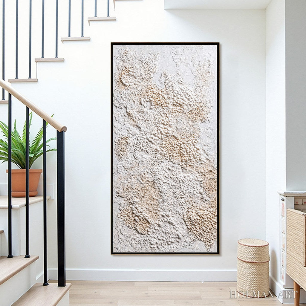 HOLMAN ART Terra Veil – Wabi Sabi Textured Minimalist Abstract Painting - image 4