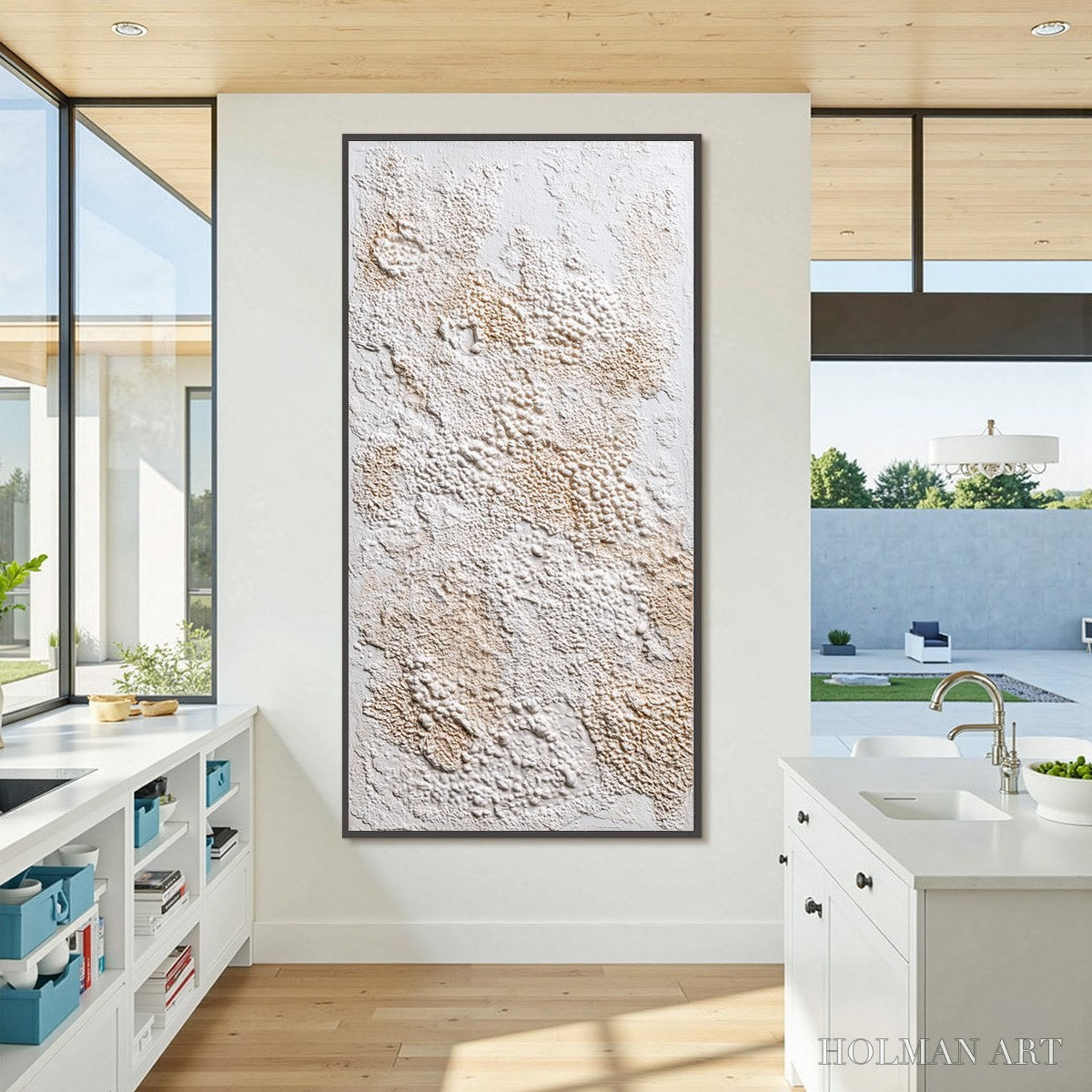 HOLMAN ART Terra Veil – Wabi Sabi Textured Minimalist Abstract Painting - image 6