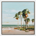 HOLMAN ART Coastal Textures – Impasto Palette Knife Palm Tree Painting - image 1