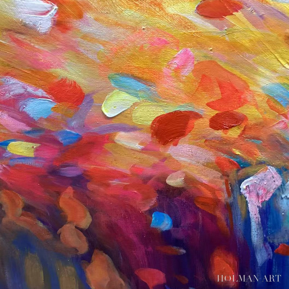 HOLMAN ART Radiant Dawn – Abstract Oil Painting - image 3