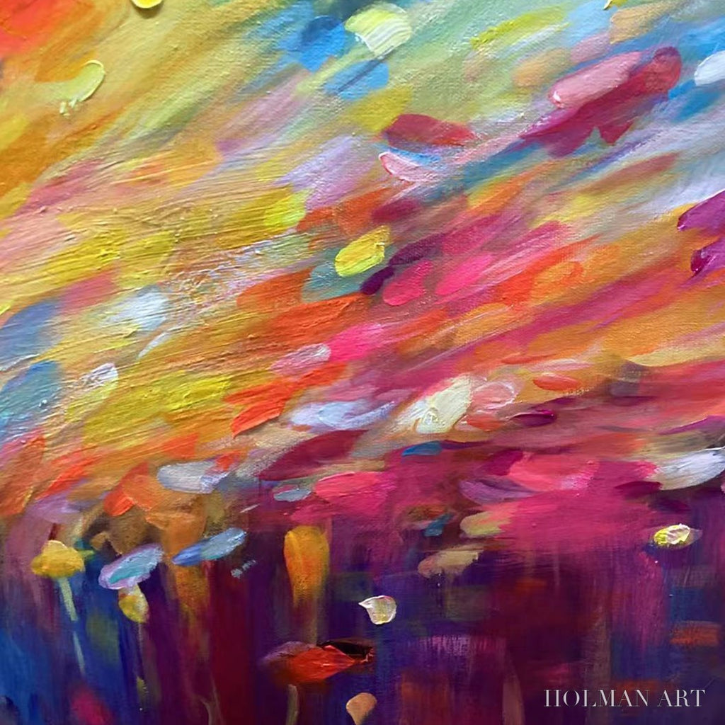 HOLMAN ART Radiant Dawn – Abstract Oil Painting - image 6