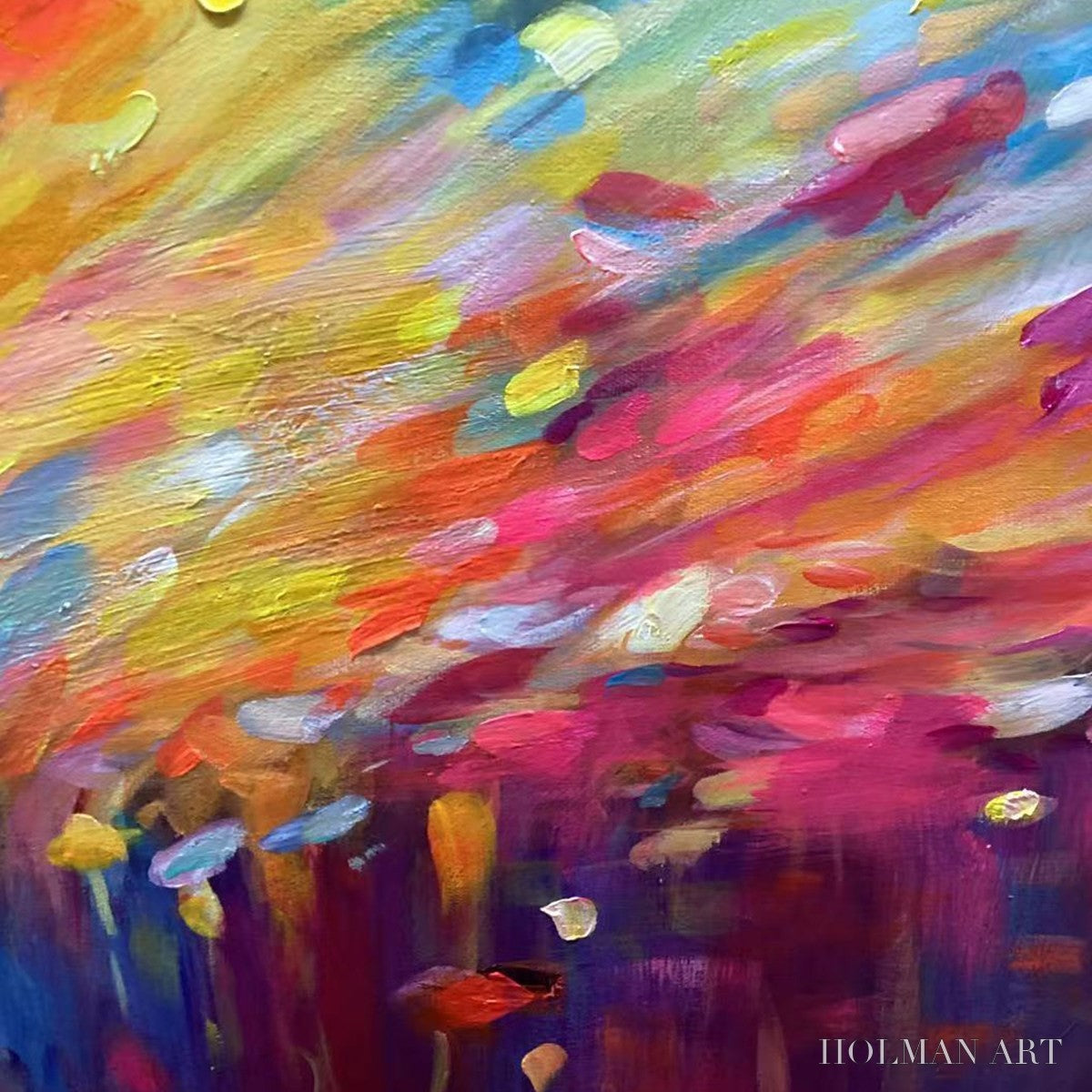 HOLMAN ART Radiant Dawn – Abstract Oil Painting - image 6