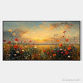 HOLMAN ART Sunset Field – Colorful Wildflower Field Landscape Painting - image 1