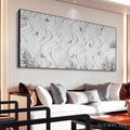 HOLMAN ART Snowy Carve – Textured White Skiing Landscape Painting - image 2