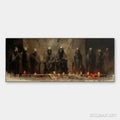 HOLMAN ART the Last Supper – Dark Art, Gothic Decor, Panoramic - image 1
