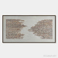 HOLMAN ART Fragments – Textured Minimalist Painting of Deconstructed Architecture - image 1