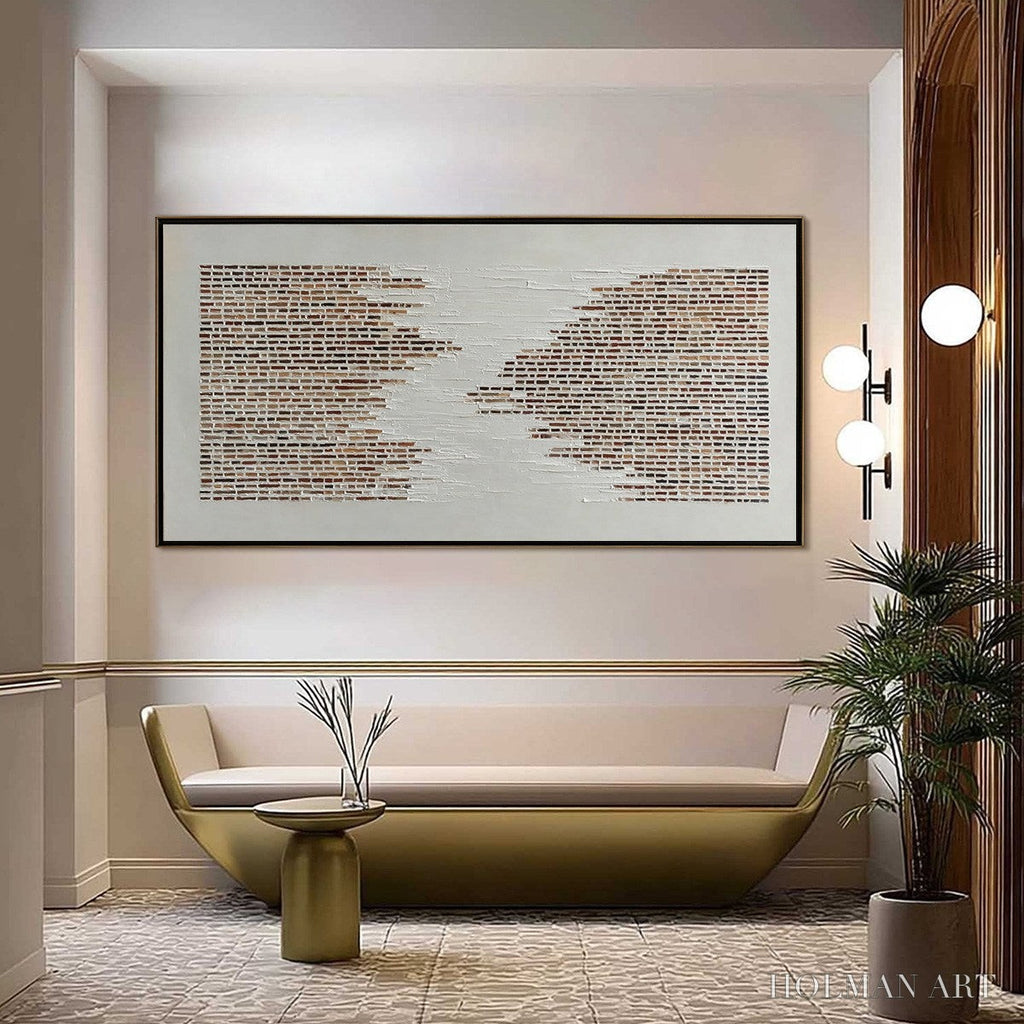 HOLMAN ART Fragments – Textured Minimalist Painting of Deconstructed Architecture - image 4