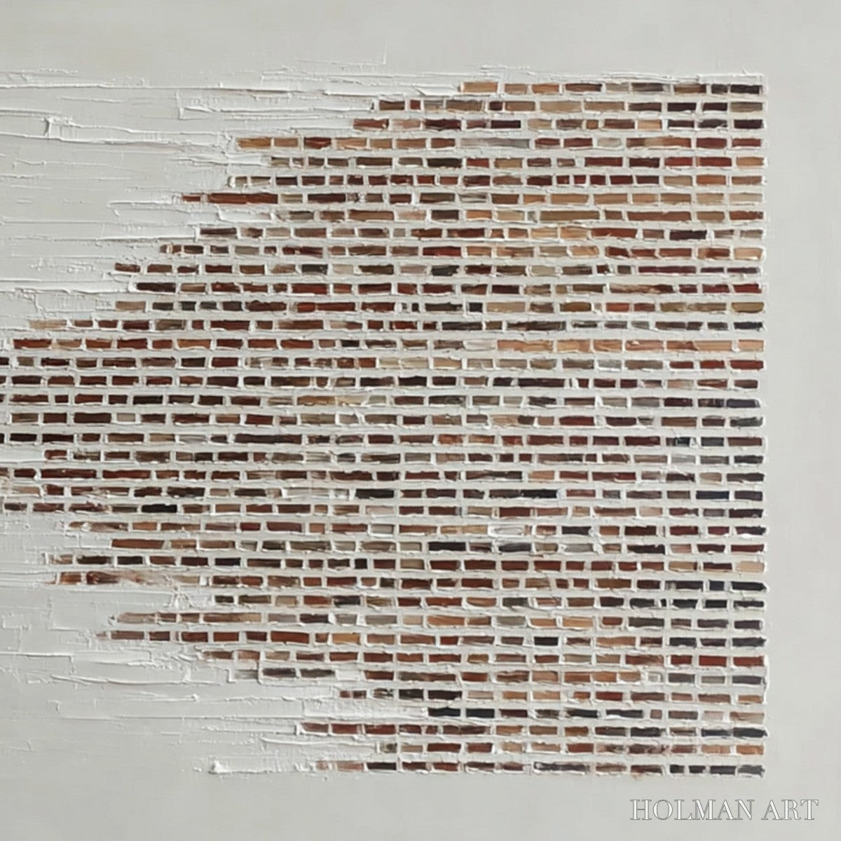 HOLMAN ART Fragments – Textured Minimalist Painting of Deconstructed Architecture - image 5