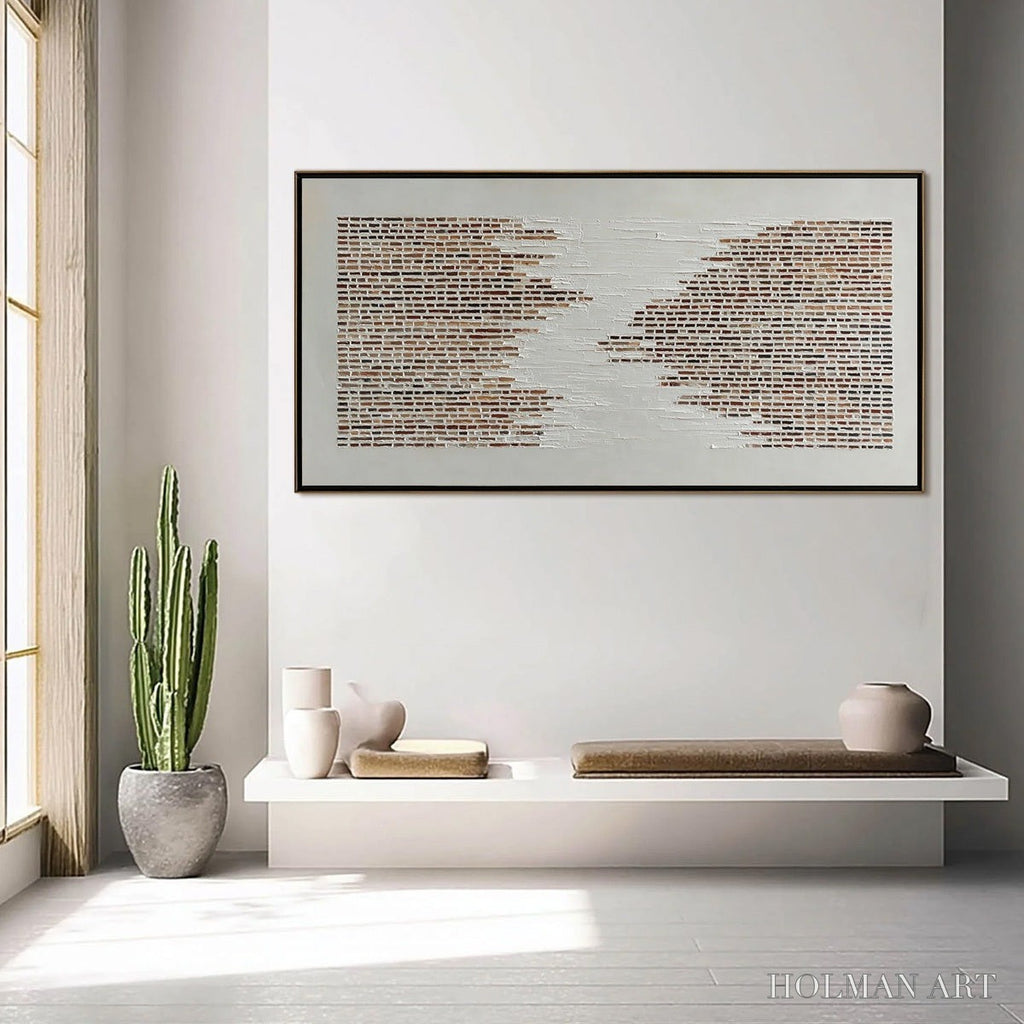 HOLMAN ART Fragments – Textured Minimalist Painting of Deconstructed Architecture - image 6