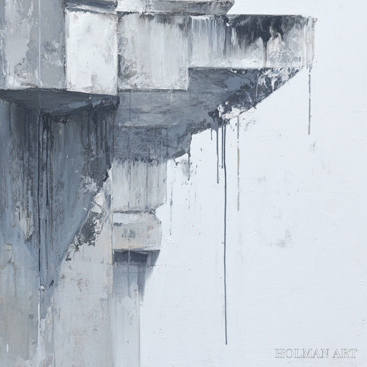 HOLMAN ART Ascent – Minimalist Architectural Abstract Painting - image 3