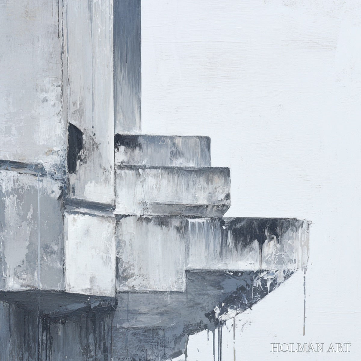 HOLMAN ART Ascent – Minimalist Architectural Abstract Painting - image 5