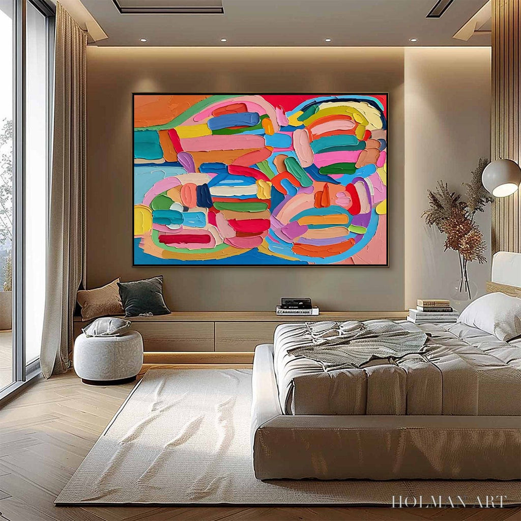 HOLMAN ART Carnival Echo – Impasto Abstract Colorful Painting - image 4