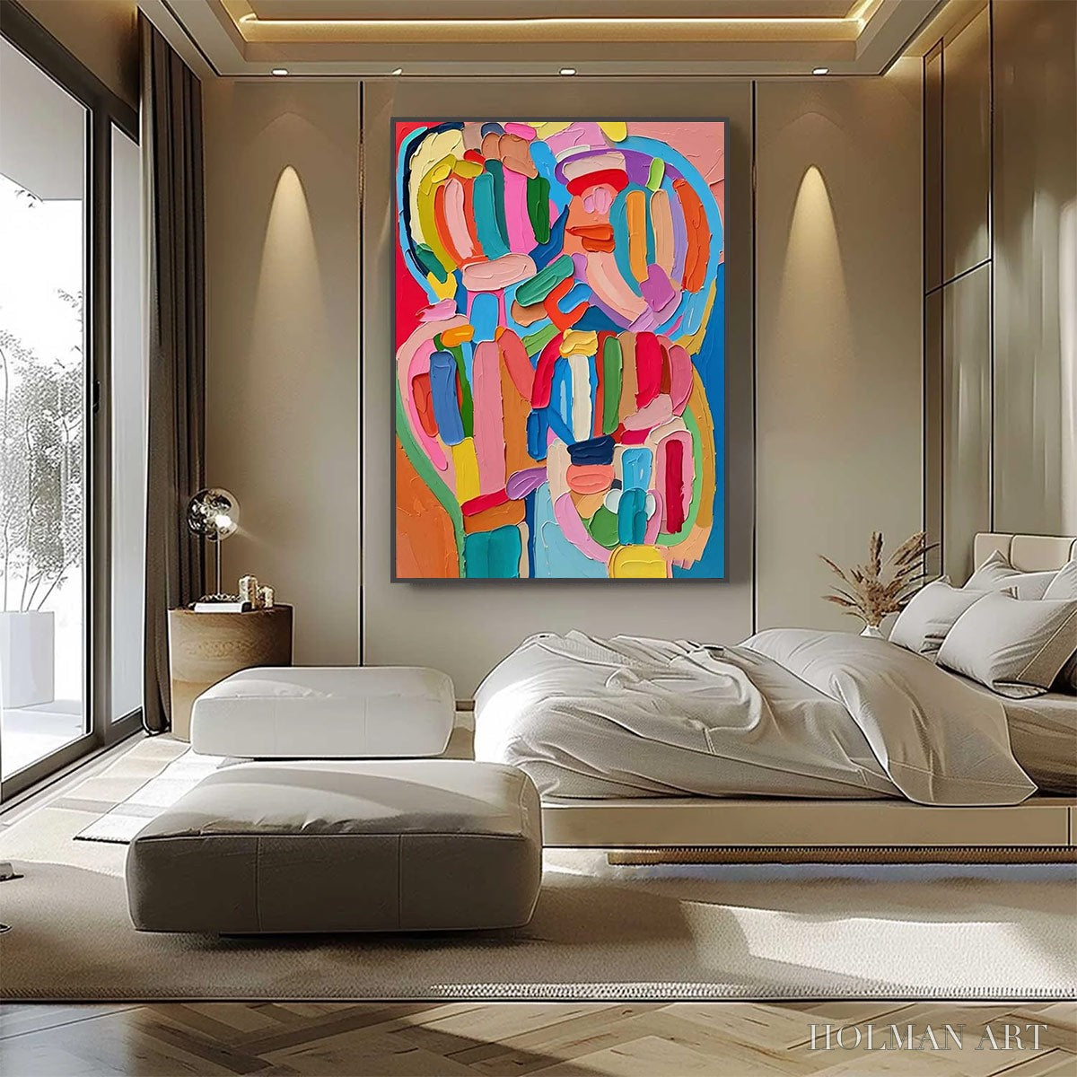 HOLMAN ART Carnival Echo – Impasto Abstract Colorful Painting - image 5