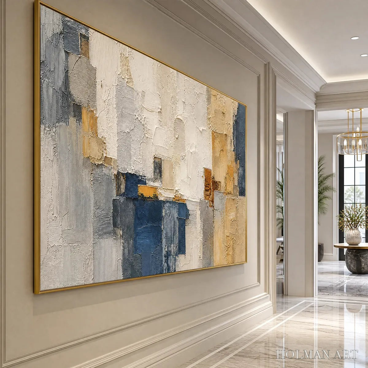 HOLMAN ART Metropolis – Textured Abstract Cityscape Impasto Painting - image 5